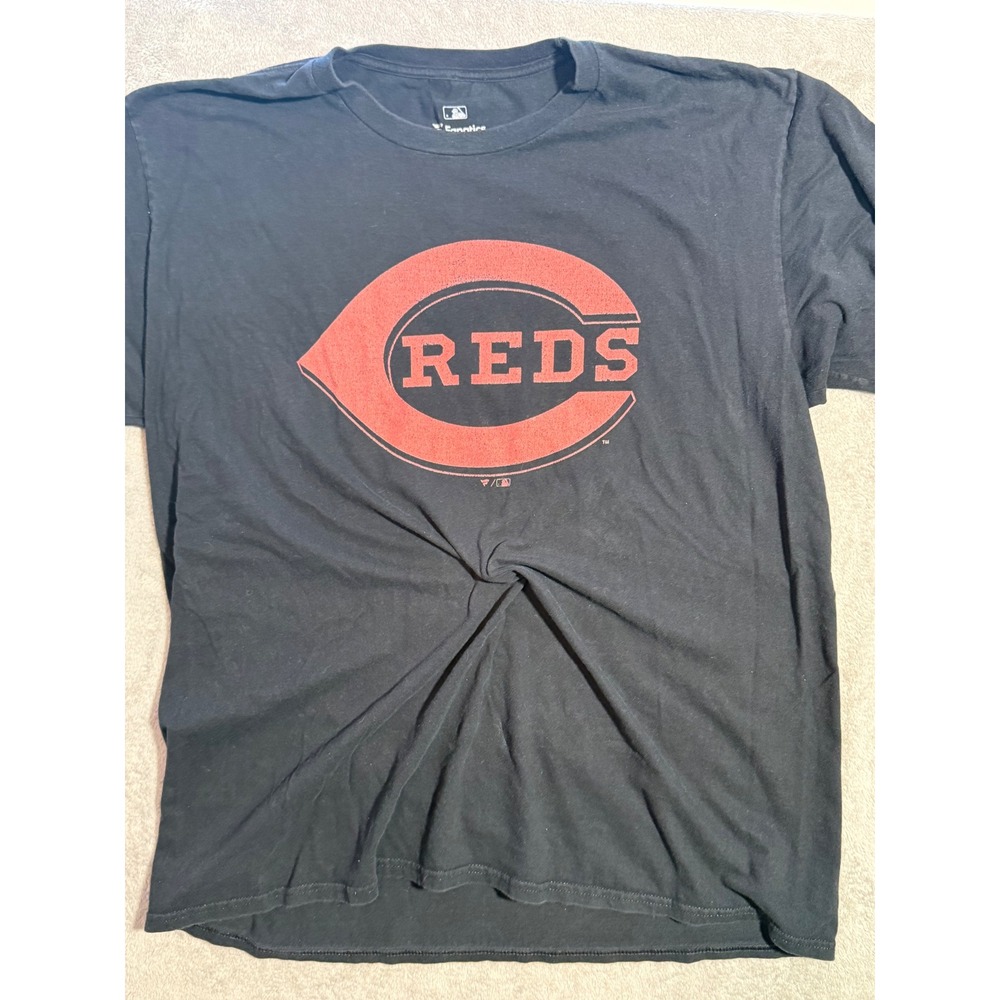 Fanatics Cincinnati Reds Aristides Aquino 44 MLB T-Shirt Mens XL Black Short Slv